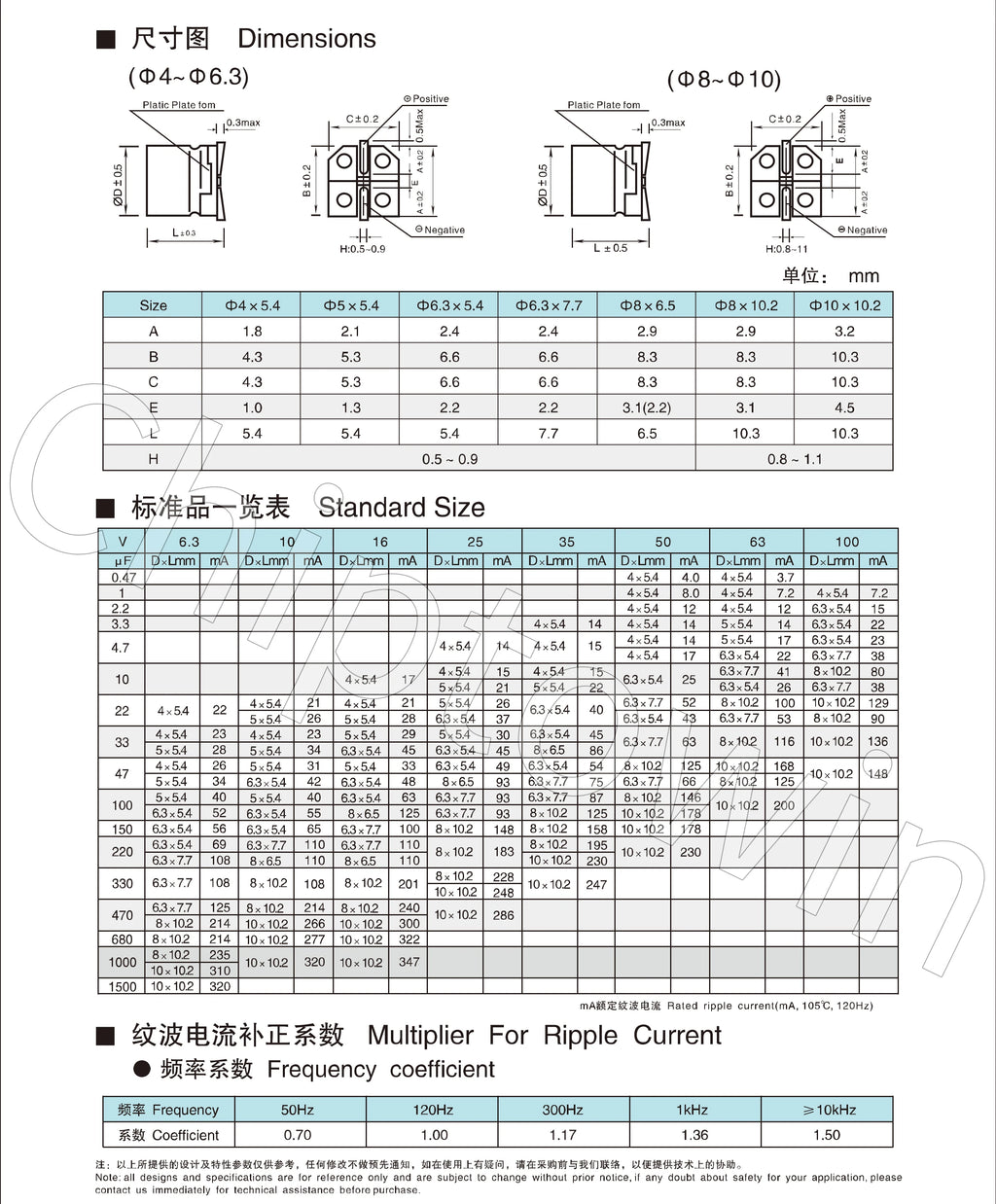 50pcs 35V 220uF 8×10.2mm SMD Aluminum Electrolytic Capacitor Low ESR