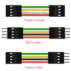10pc 2.54mm Du Bang 2P3P4P5P6P7P8P9P10P 12Pin 10/20/30/50cm 26awg Male Female Connector Cable PCB Breadboard Jumper Wire Harness