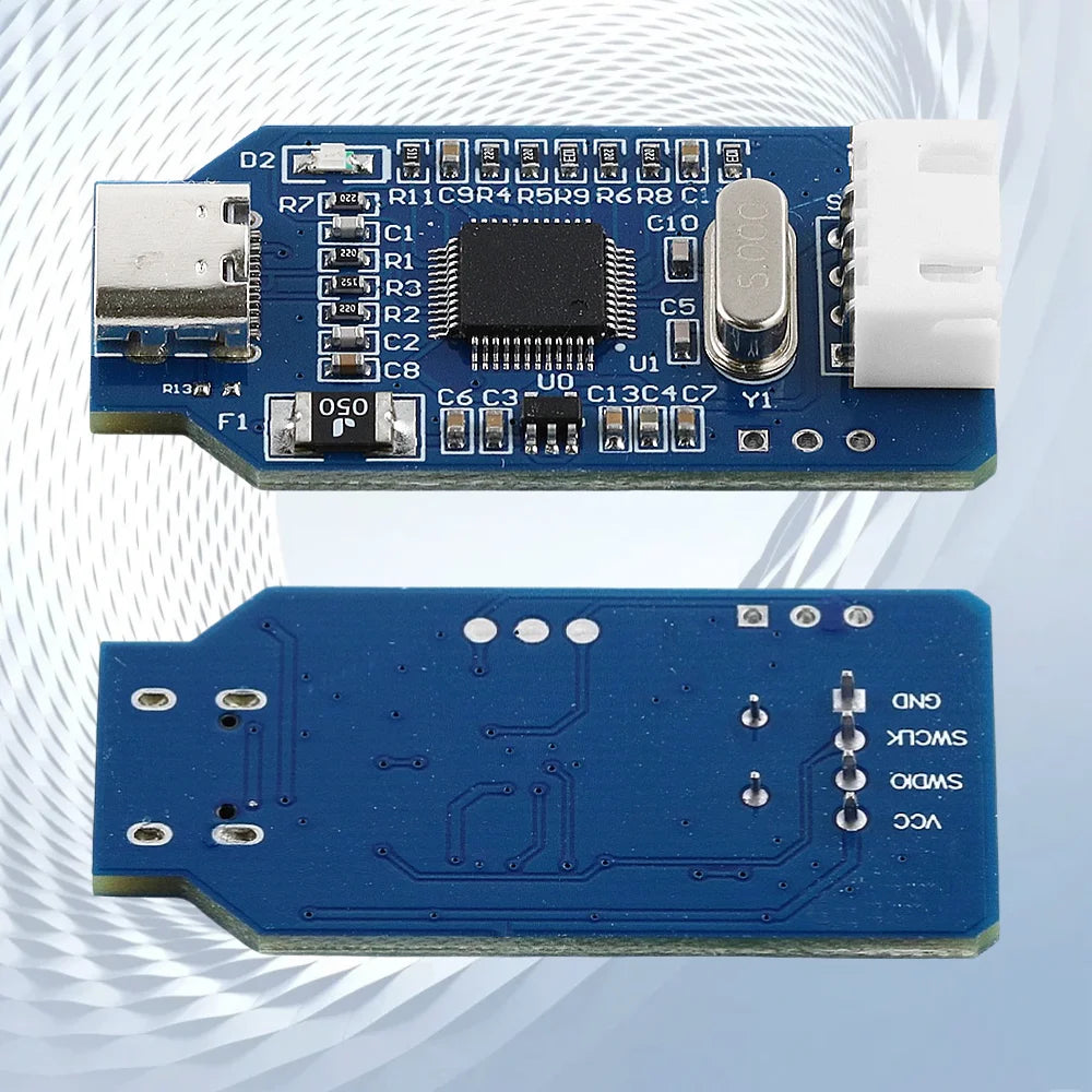 OB ARM Emulator Debugger SWD Programmer STM32 Downloader for Arduino Compatible with J-Link USB TYPE-C with DuPont Cable