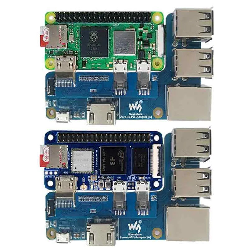 Raspberry Pi Zero 2W Banana Pi M2 Zero BPI-M2 board with 3B interface adapter  zero to Pi3 pi0 USB HUB RJ45 HAT