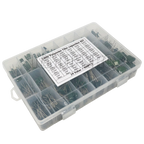 660PCS/lot 24Value Capacitor Kit 100V 2A221J To 2A474J Polyester Film Capacitor Assorted Kit 0.47nF 0.68nF 1nF 2.2nF Capacitors
