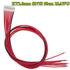 2P-18P BMS Balance Cable HY2.0mm Lithium Battery Protection Board Connection Wire PIN 1S~17S with Lock Buckle Cable 22AWG 50cm