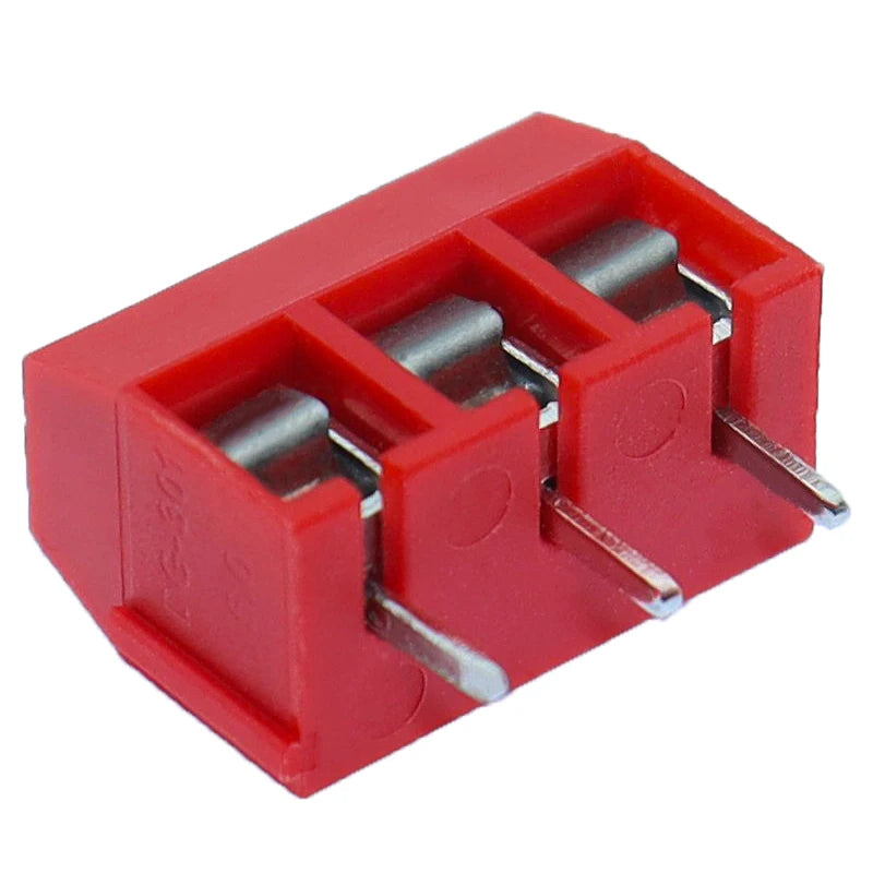 10/20/50Pcs/lot KF301-5.0-2P KF301-3P KF301-4P Pitch 5.0mm Straight Pin 2P 3P 4P Screw PCB Terminal Block Connector Blue Green