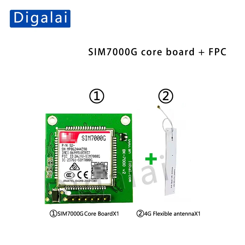 BK‑SIM7000G Core Board SIM7000E SIM7070G SIM7070E NB‑IoT CAT‑M LPWA Wireless Module For IoT Communication Project