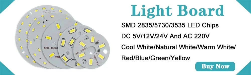 High Quality LED Light Board 12V 3W Natural Warm White Dia 32MM SMD 5730 Chips For DIY Bulb Circular Transformation Light Source