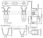 50pcs 3P VH 3.96 Plug 3.96mm VH3.96 3 Pin JST Molex Male Female Housing Header Electric Cable Electrical Wire Connector