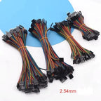 10pc 2.54mm Du Bang 2P3P4P5P6P7P8P9P10P 12Pin 10/20/30/50cm 26awg Male Female Connector Cable PCB Breadboard Jumper Wire Harness