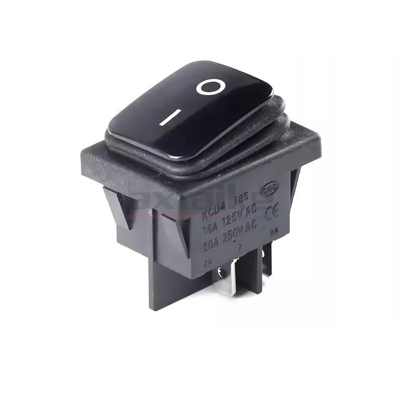 KCD2 KCD4 ON-OFF ON-OFF-0N 4/6Pin Sealed Waterproof Auto Boat Marine Rocker Switch With Black Red Green LED 16A 125V 20A 250V AC
