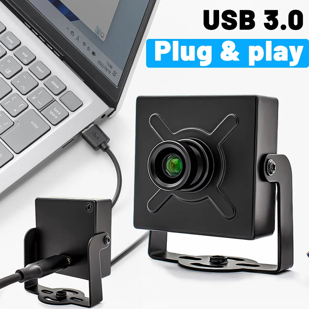 2.3MP 120FPS Global Shutter USB3.0 Camera Industrial Metal Box With No Distortion Lens Plug Play For High Frame Rate Video Live