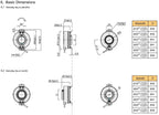 KS76 HENGXIANG Sincos Incremental Encoder 2048 Ppr 1VPP Rotary Shaft 18-30mm IP50 CNC Application Radial Cable