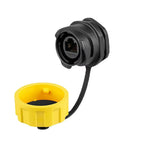 CNLINKO M24 IP68 RJ45 Waterproof Connector Cat3/Cat6 Female/Male Panel Mount 8P8C Gold-Plated for Industrial Automation & Marine