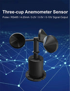 Ultrasonic Wind Sensor Anemometer Module 0‑2V 5V 10V 4‑20mA RS485 NPN PNP Multi‑Output Industrial Weather Station Sensor