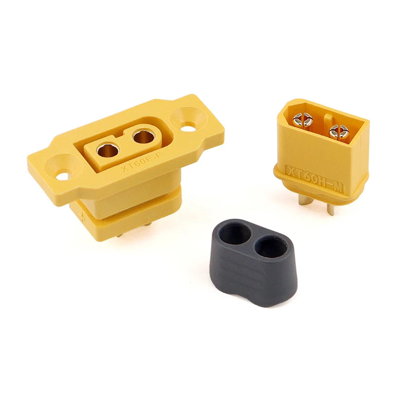 Quick Charge XT60E-F Model Airplane Battery Gold-plated 30A High Current Female Plug Mountable XT60 Connector