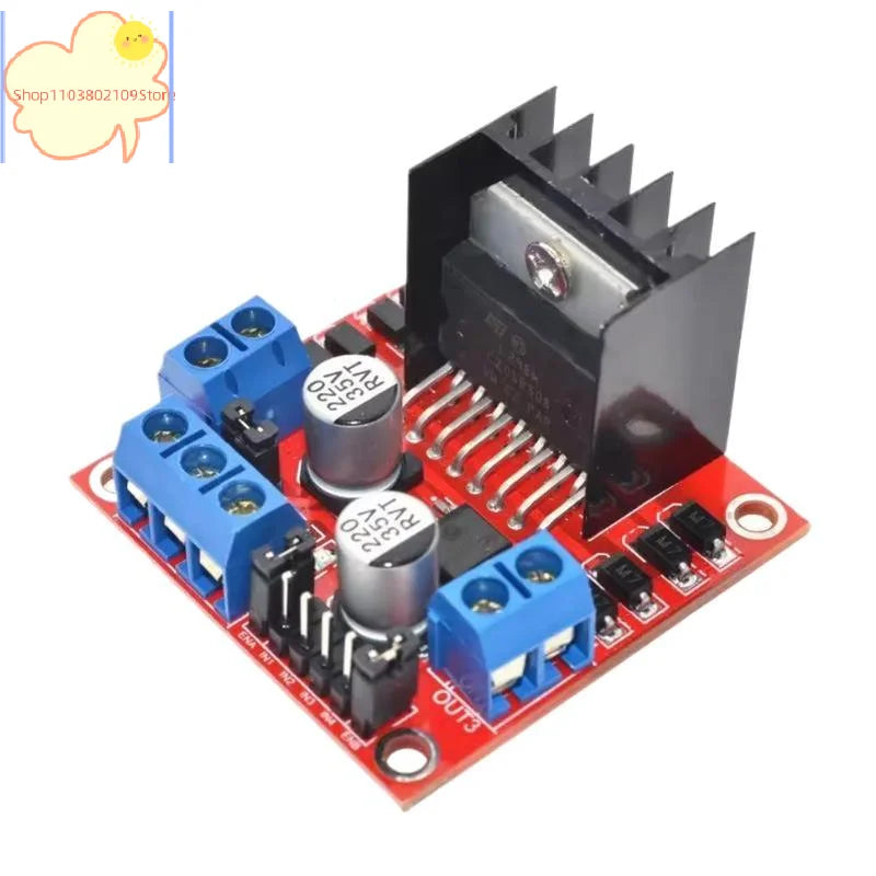 【HT】【YH】L298N Motor Driver Board DC & Stepper Motor Driver Module For Smart Car Robot