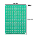 Single Sided Green PCB Prototype Board Universal Through Hole Perfboard for DIY Electronic Projects 6X8cm/7X9cm/3X7cm