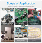 KELLYSHUN Solder Paste, Leaded Syringe Welding Paste, for Soldering BGA LED SMD Containing Silver Sn63 Electronics Tin Paste