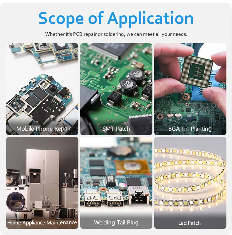 KELLYSHUN Solder Paste, Leaded Syringe Welding Paste, for Soldering BGA LED SMD Containing Silver Sn63 Electronics Tin Paste