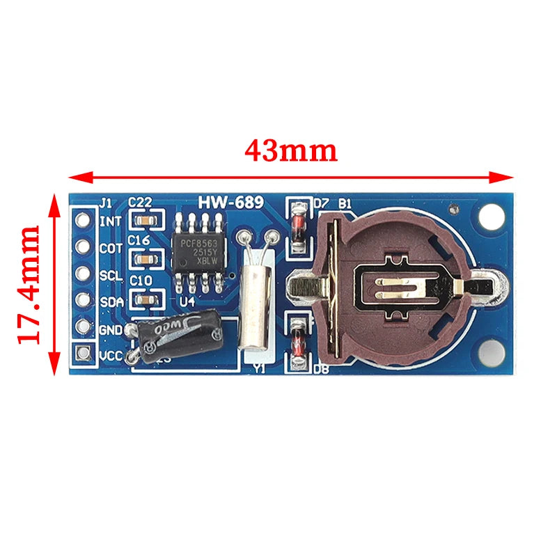 PCF8563 PCF8563T 8563 module Clock module RTC module Time module