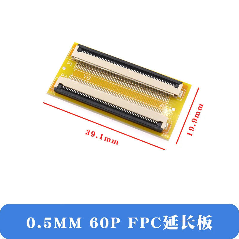 2Pcs FFC/FPC Flexible Cable Extension Board Adapter 0.5MM Pitch 4P/8/10/12/14/16/20/24/30/40/50/60/64Pin