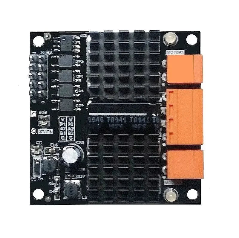 DC Motor Driver Dual Channel H Bridge PWM Module 12V 24V 12A Compatible with L298N BTS7960