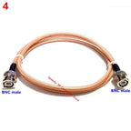 RG142 Coax Cable Double Shielded Crimp for UHF PL259 N Type TNC BNC Male Female Connector Extension Fast Delivery Brass Copper