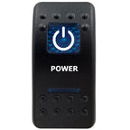12V Marine Grade Rocker Switch SPST/ON OFF, DPDT/(ON) OFF (ON) Blue Led Light Bar for Carling ARB NARVA Replace Waterproof IP66