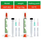 151 ° C/303.8 ° F New Solder Paste, No Need for Cleaning, Solder Repair and Maintenance, Lead-Free Solder Paste Flux, 10g/35g/55
