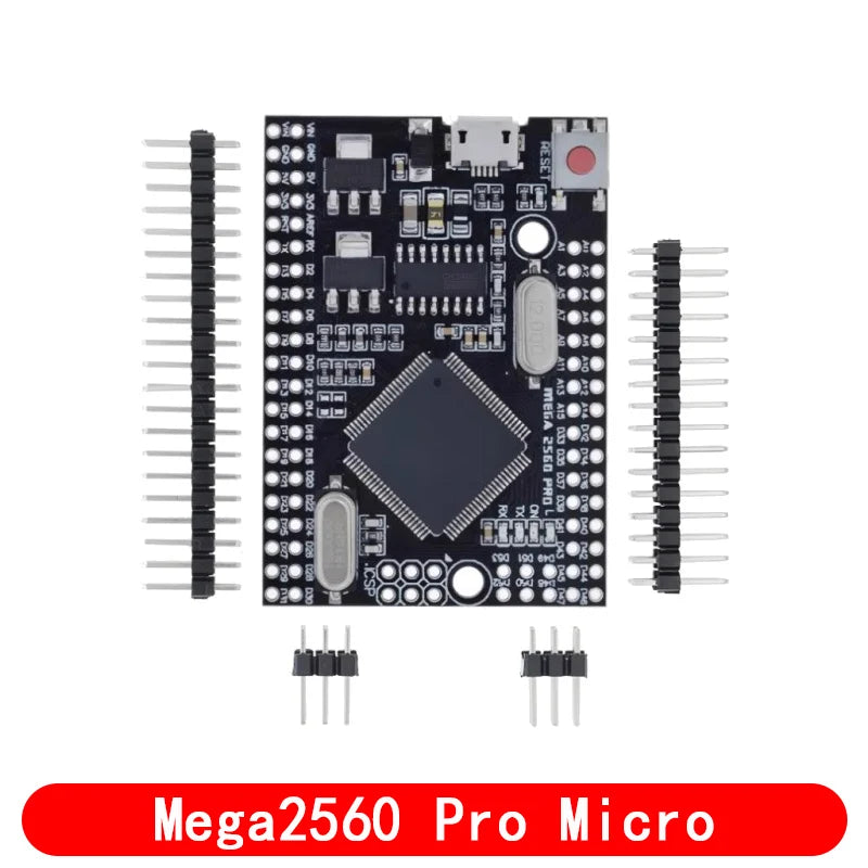 Mega2560 Mega 2560 PRO MINI 5V (Embed) CH340G ATmega2560-16AU MICRO TYPE-C With Male Pinheaders Compatible For Arduino Mega