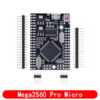 Mega2560 Mega 2560 PRO MINI 5V (Embed) CH340G ATmega2560-16AU MICRO TYPE-C With Male Pinheaders Compatible For Arduino Mega