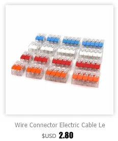 12 In 1 Compatible With COB LED Strip And SMD LED Light Strip Multifunctional Wire Connectors 2 Pin For 8mm 10mm Terminal Blocks