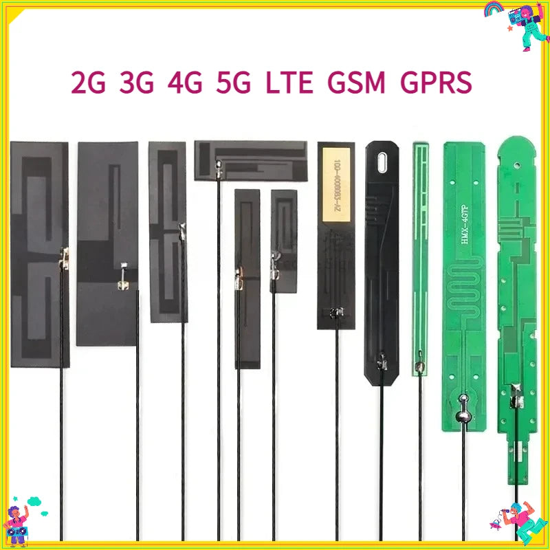 2PCS Full Frequency 5G 4G LTE GSM GPRS 2G 3G NB-IoT Module with Built-In FPC/PCB High Gain Patch Antenna for IoT Device