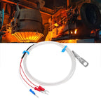 Temperature Sensor Probe PT100 Thermistor Temperature Measuring Probe Round Hole Patch Type5m