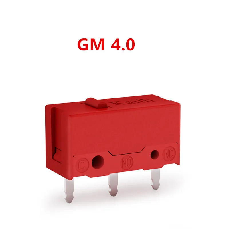 1Pcs-10Pcs Kailh GM 4.0 Red Dot 3-Pin 60 million click life Mouse Micro Switch Computer mouse left right Micro Swicth button