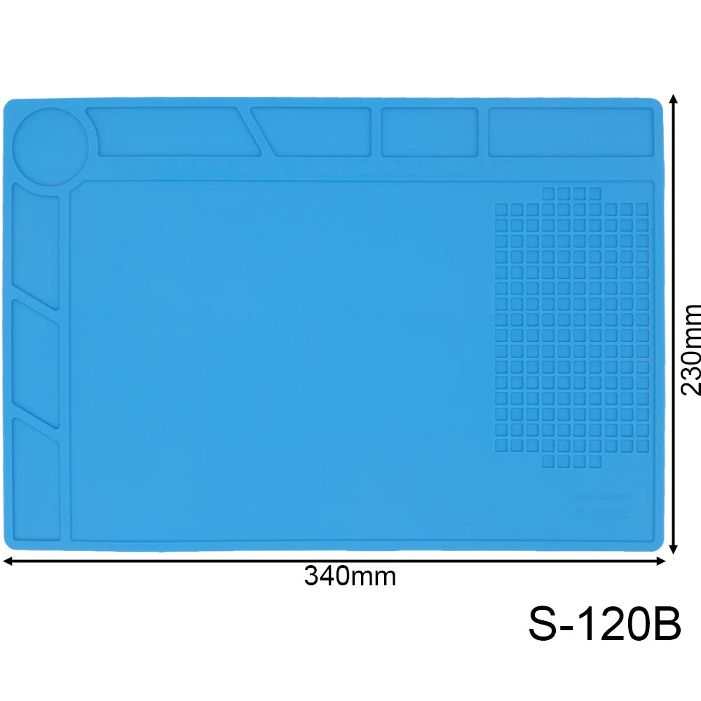 S-110 120 130 Soldering Mat Soldering Station Repair Pad Maintenance Platform Desk Mat Solder Rework Repair Tools