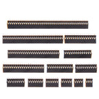 10pcs SMT 1.27mm 1.27 Double Row Female Breakaway PCB Board Pin Header socket Connector Pinheader 2*5 2*10