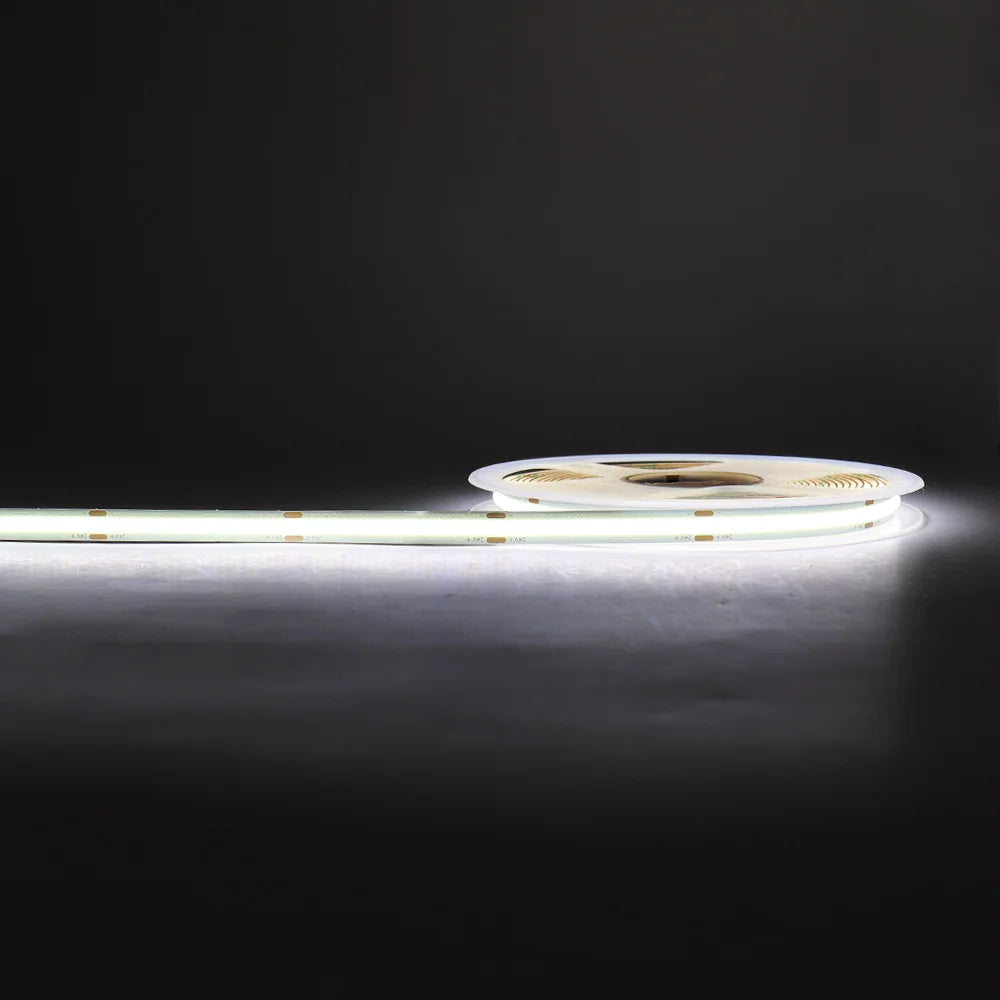 COB LED Strip Light 12V 24V 3mm 5mm 8mm 10mm PCB LED Strip Ice Blue/Green/Red/Yellow/2700K/3000K/4000K/6000K COB LED Tape Decor