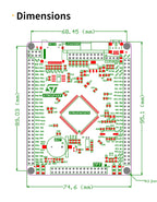 STM32F407ZGT6 STM32F407ZET6 F4 core board ARM system board learning board system board M4