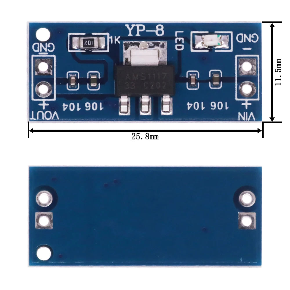 MINI 1117 5V to 3.3V For DC-DC Step-Down Supply Buck Module LDO 800MA AMS1117-3.3V/5.0v