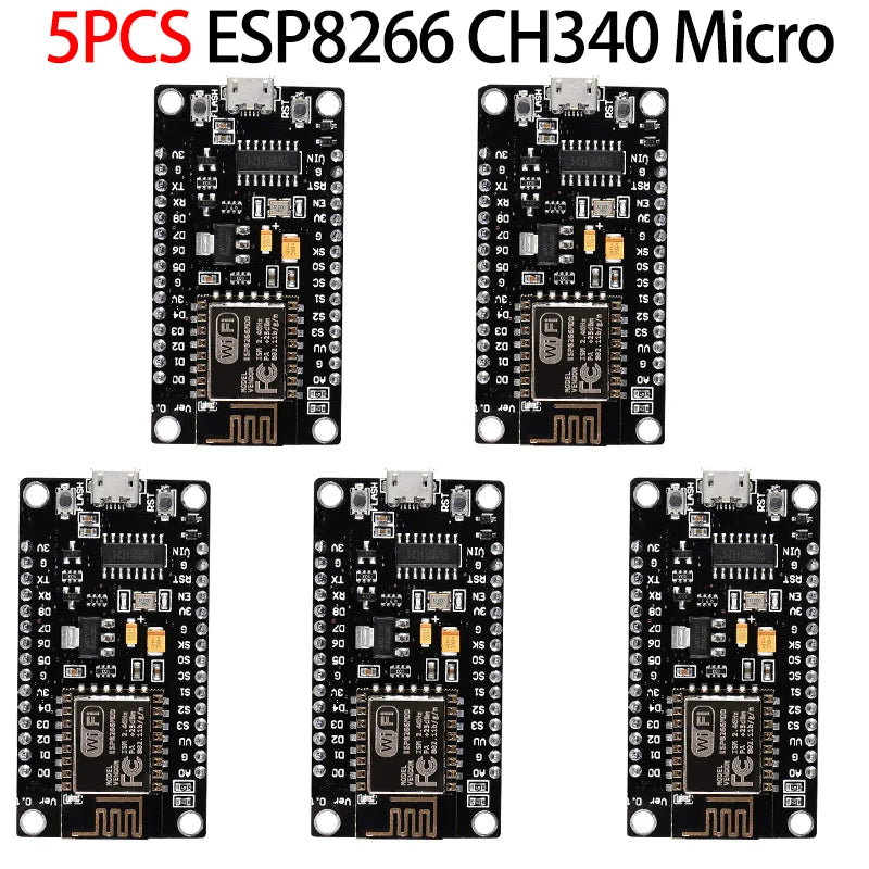 ESP8266 Wireless Module CH340/CP2102/CH9102X NodeMcu V3 V2 Lua WIFI Internet of Things Development Board Based ESP-12E ZY8266
