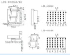 5PCS/LOT 40101AS 40101BS  4 inch 7 segment Red Displays Digital Tube 10PIN common cathode LED Digital Tube