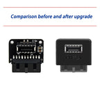 USB 3.0 Internal Header to USB Type C Front Type E Adapter 20/19-pin to Type C Converter Motherboard Desktop Converter
