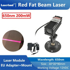 650nm 520nm Red Green Dot Fat Beam Laser Diode Module for Stage Escape Room Wine Base Bar KTV Use