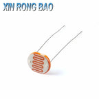 5 Pcs GL12528 Light Sensitive Resistor 12mm Photoresistor 12528 LDR Dependent Resistance GL12 Photo Resistor Item Kit Set