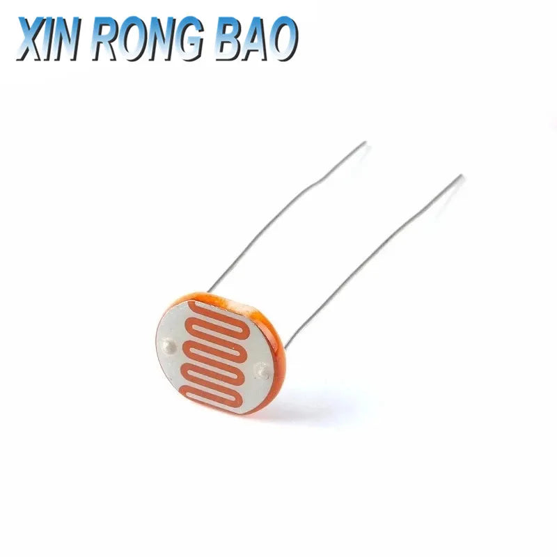 5 Pcs GL12528 Light Sensitive Resistor 12mm Photoresistor 12528 LDR Dependent Resistance GL12 Photo Resistor Item Kit Set