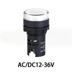 Indicator Signal Lamp Light AD16-22DS 22mm Panel Mount DC 12V 24V 110V 220V 380V Red Green Yellow Blue White LED Bulbs 20mA