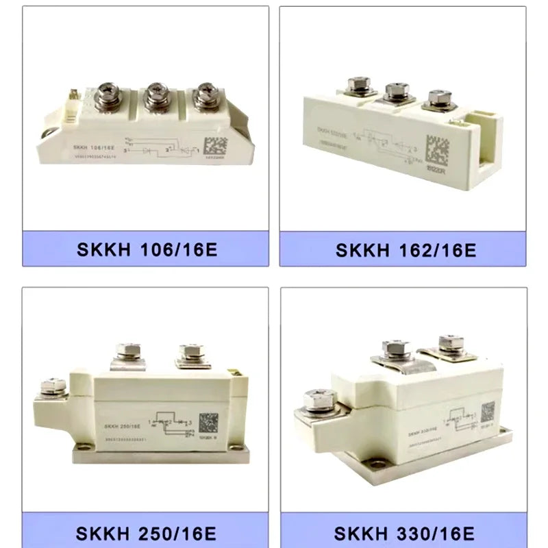Diode Module SKKT SKKH 42 57 72 92 106 122 132 162 172 250 330 /16E IGBT MODULE Thyristor Semi controlled thyristor  SKKT106/16E
