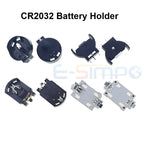 10PC CR2032 3V CR2016 CR2025 Battery Socket BS-2 BS-6 BS-8 Gold Horizontal Vertical DIP SMD Button Battery Holder Batteries Case