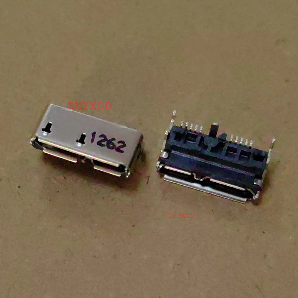 2PCS For Micro USB 3.0 Female Connector Head a For Western Digital Samsung Toshiba Mobile Hard Disk Interface Connector H5.2 mm