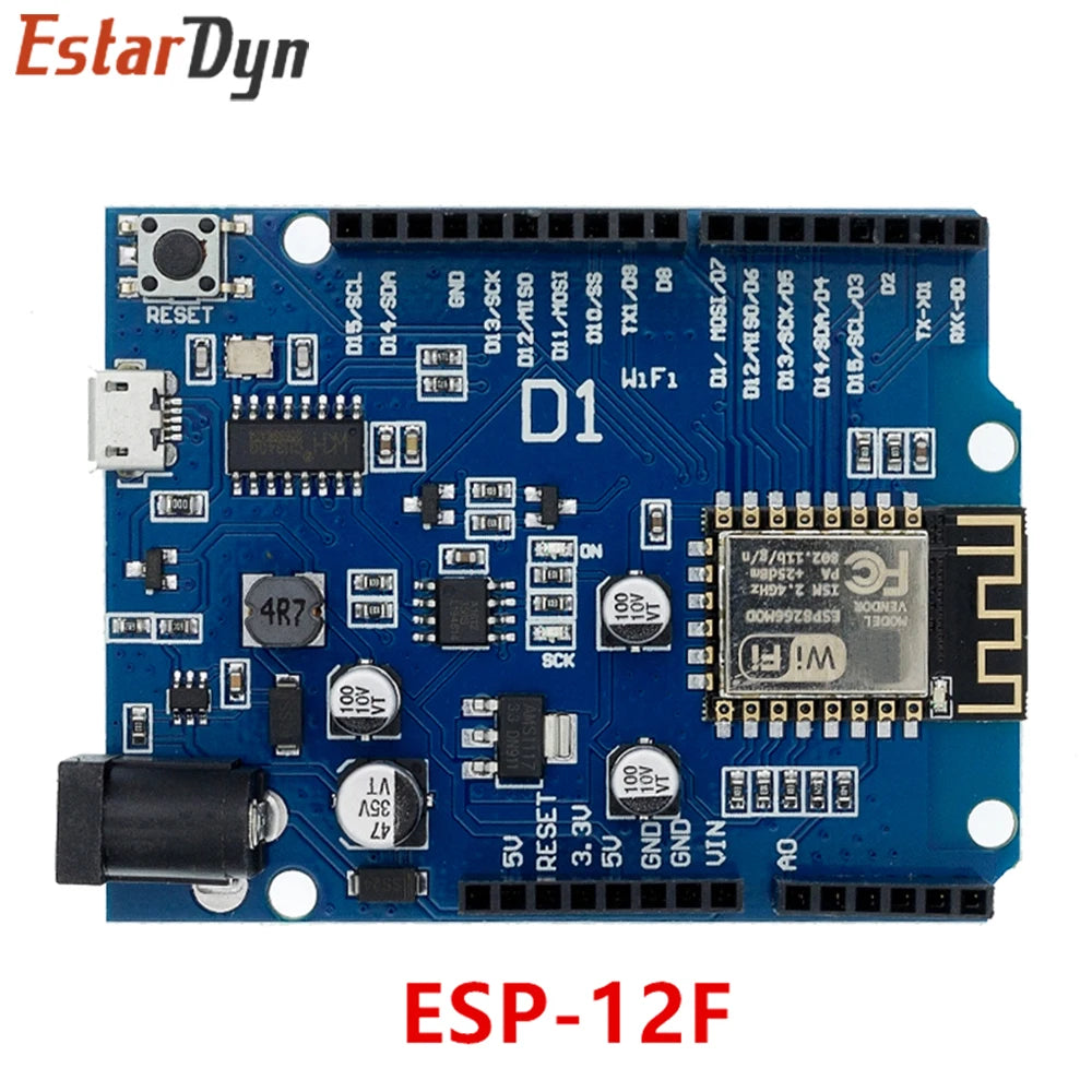 Estardyn ESP8266 WiFi Shield WeMos D1 ESP-12F ESP-12E Expansion Board Module for Smart Home IoT Programming
