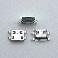 50pcs Micro USB Connector 5pin Heavy Plate 0.8mm B Type No Side Female Jack For Mobile Mini USB Repair Mobile Tablet Tail Plug